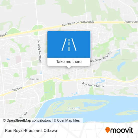 Rue Royal-Brassard map