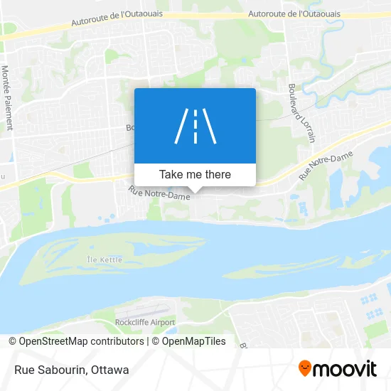 Rue Sabourin map