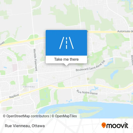 Rue Vienneau map