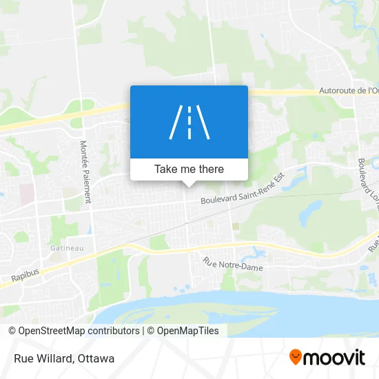 Rue Willard map