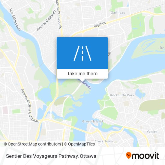 Sentier Des Voyageurs Pathway map