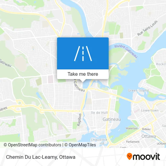 Chemin Du Lac-Leamy map