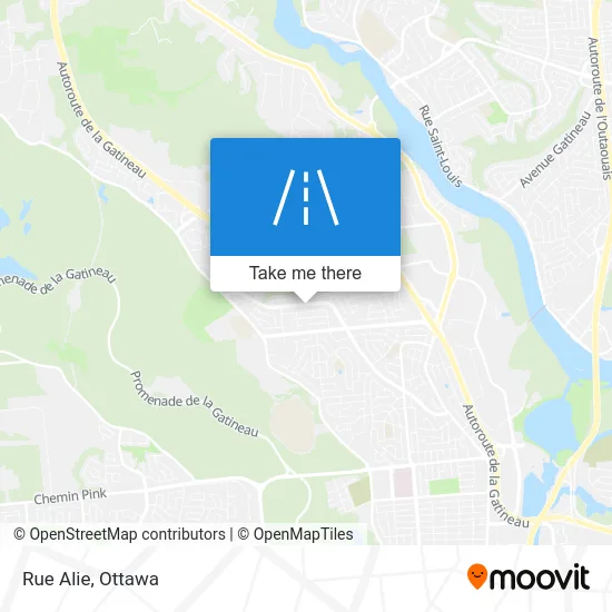 Rue Alie map
