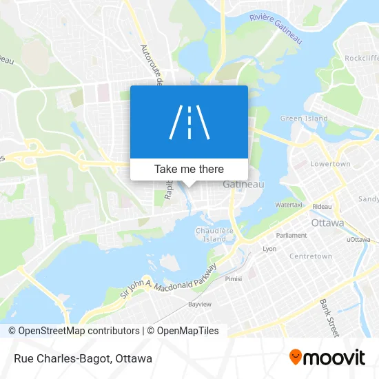 Rue Charles-Bagot map