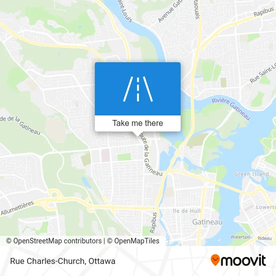 Rue Charles-Church map