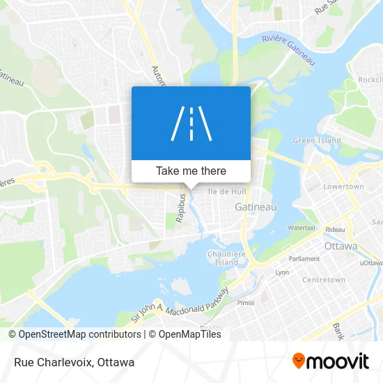 Rue Charlevoix map