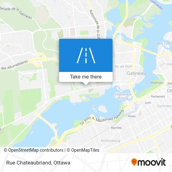 Rue Chateaubriand map