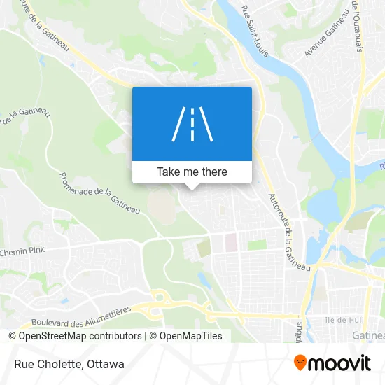 Rue Cholette map