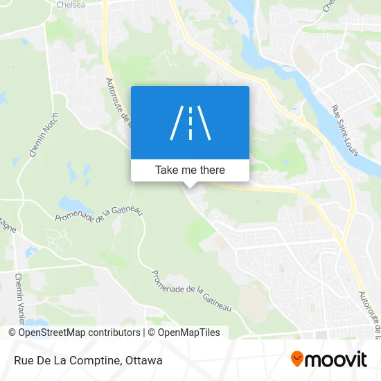 Rue De La Comptine map