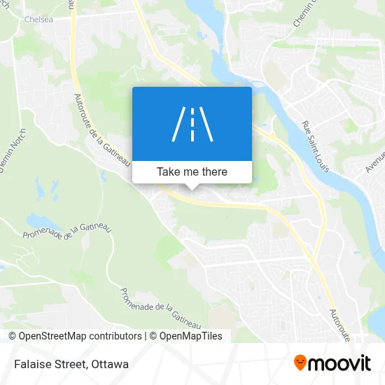 Rue De La Falaise map