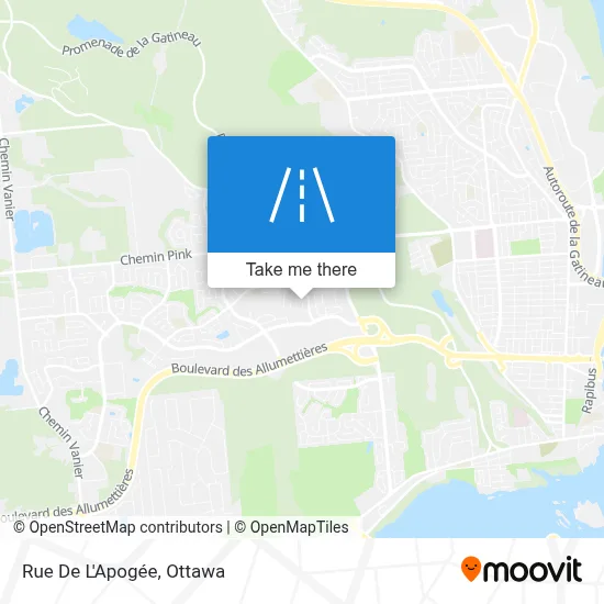 Rue De L'Apogée map