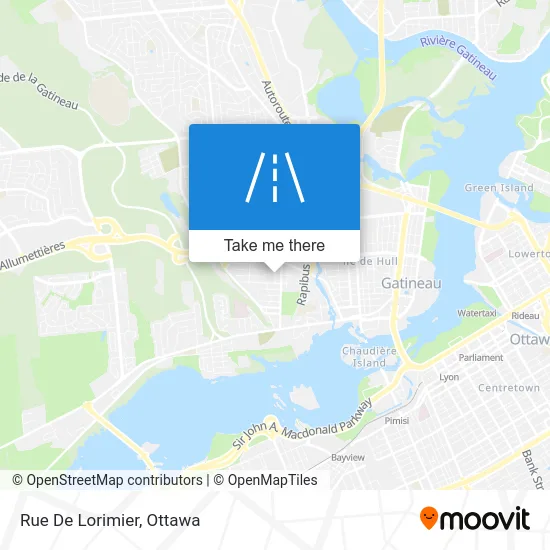 Rue De Lorimier map