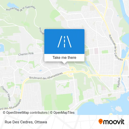Rue Des Cèdres map