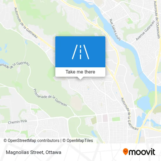 Rue Des Magnolias map