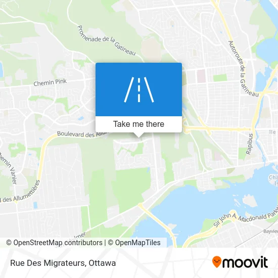 Rue Des Migrateurs map