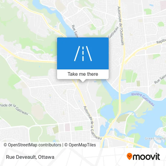 Rue Deveault map