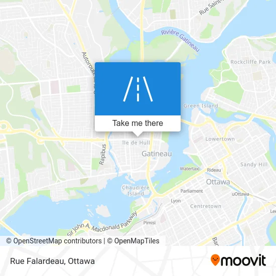 Rue Falardeau map