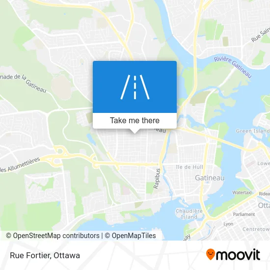 Rue Fortier map