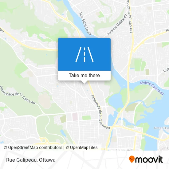 Rue Galipeau map