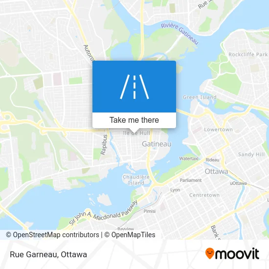 Rue Garneau map