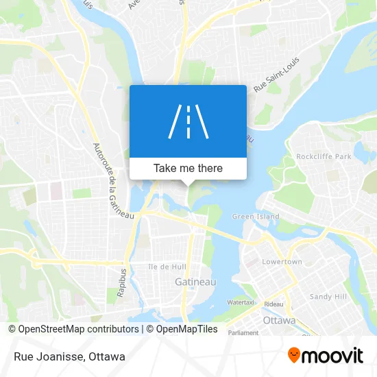Rue Joanisse map