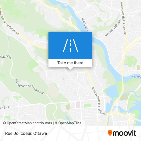 Rue Jolicoeur map