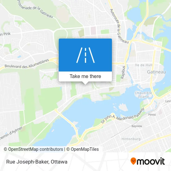 Rue Joseph-Baker map