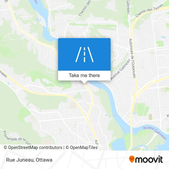 Rue Juneau map