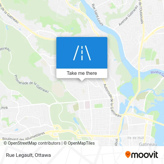 Rue Legault map