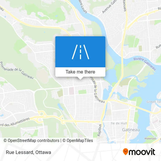 Rue Lessard map