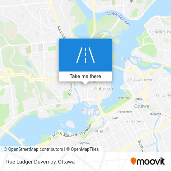 Rue Ludger-Duvernay map