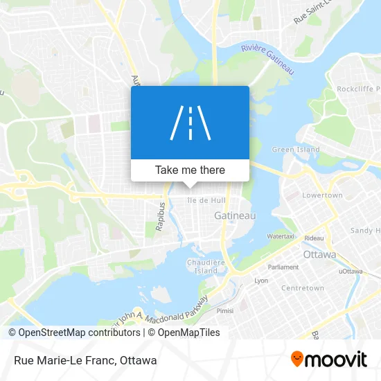 Rue Marie-Le Franc map