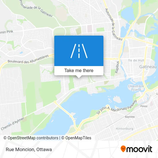 Rue Moncion map