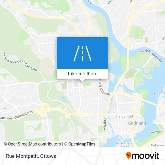 Rue Montpetit map