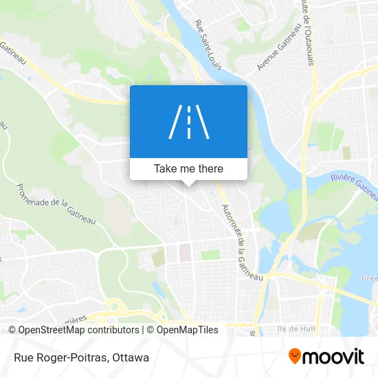 Rue Roger-Poitras map