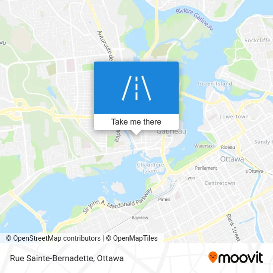 Rue Sainte-Bernadette map