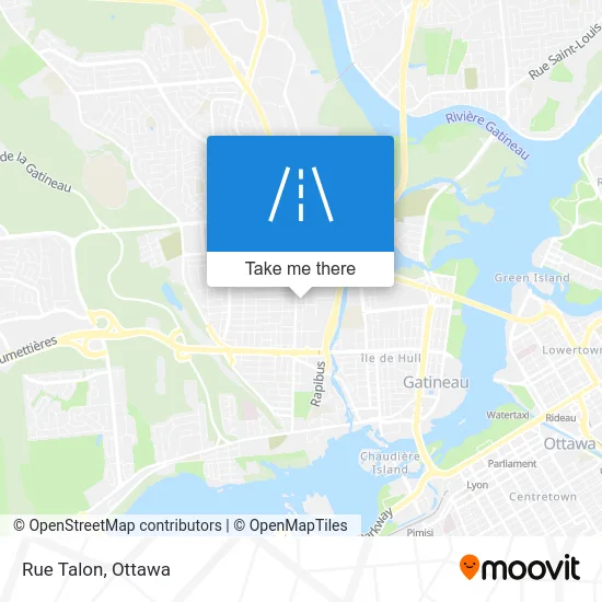 Rue Talon map