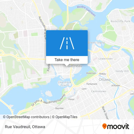 Rue Vaudreuil map