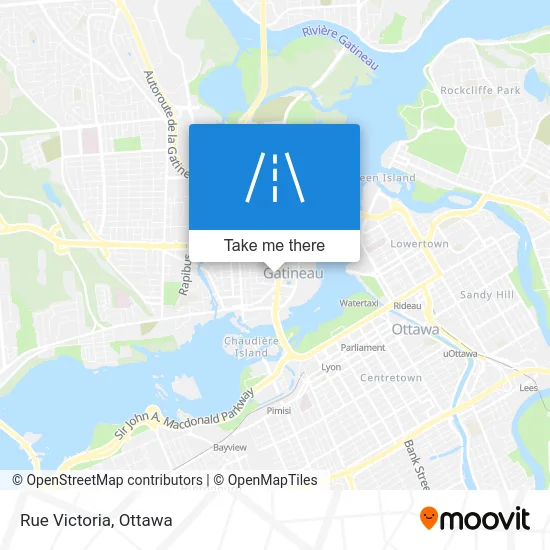 Rue Victoria map