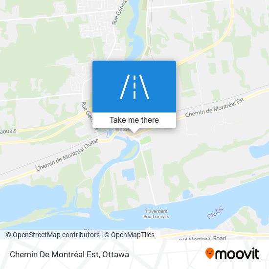 Chemin De Montréal Est map