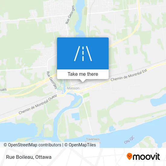 Rue Boileau map