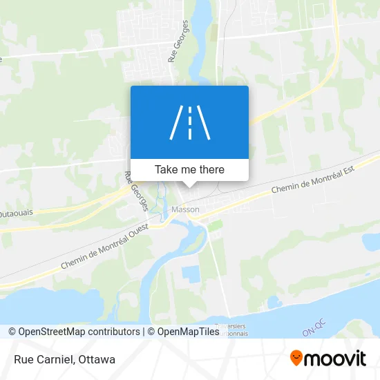 Rue Carniel map