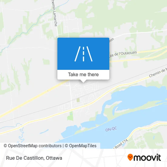 Rue De Castillon map