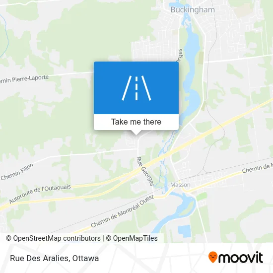 Rue Des Aralies map