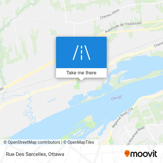 Rue Des Sarcelles map