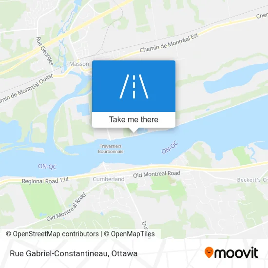 Rue Gabriel-Constantineau map