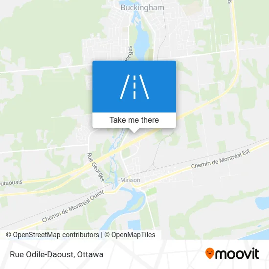 Rue Odile-Daoust map