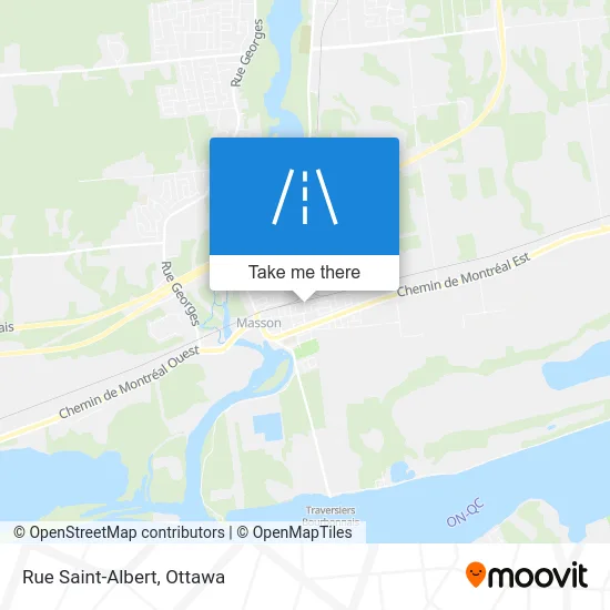 Rue Saint-Albert map