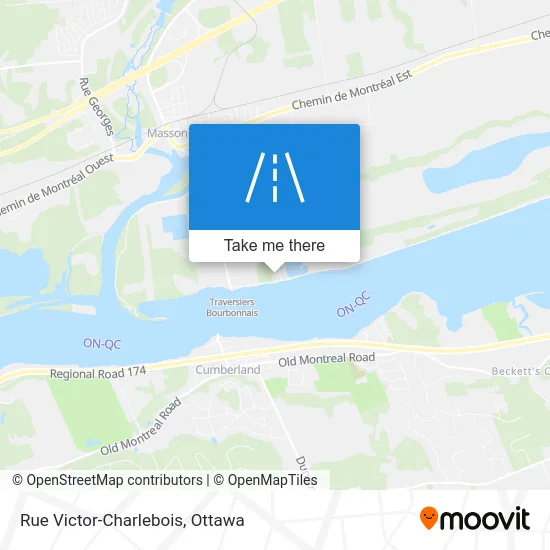 Rue Victor-Charlebois map