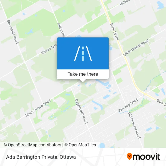 Ada Barrington Private map